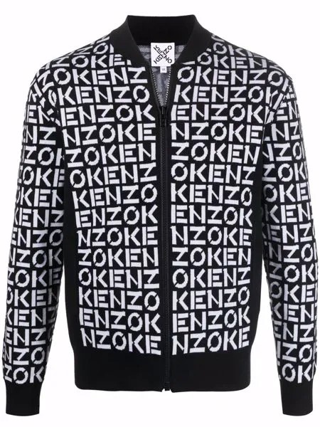 Kenzo кардиган на молнии с логотипом
