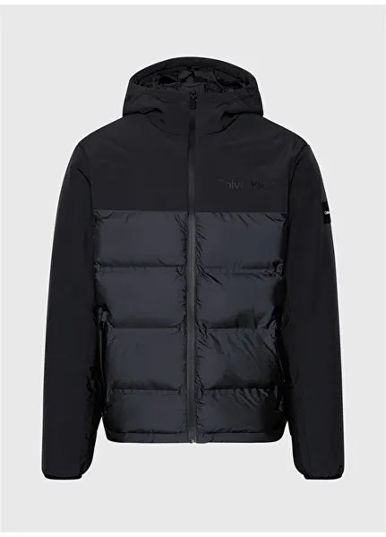 Черное мужское пальто Calvin Klein