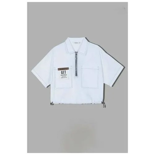 Блуза DELORAS, Размер 164 см, Белый, C63139S
