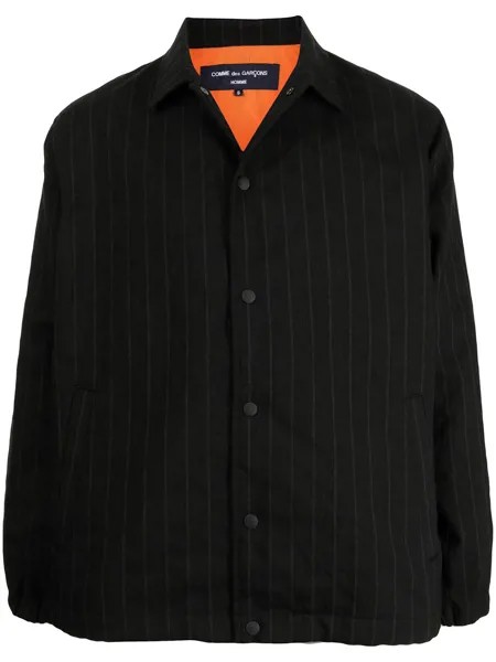 Comme Des Garçons Homme легкая куртка в тонкую полоску