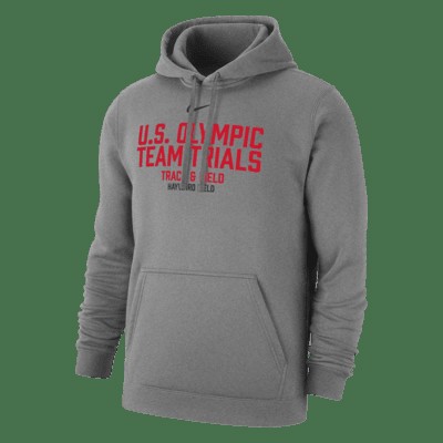 Худи Nike USA Club Fleece, темно-серый