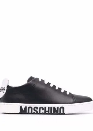 Moschino кеды с логотипом