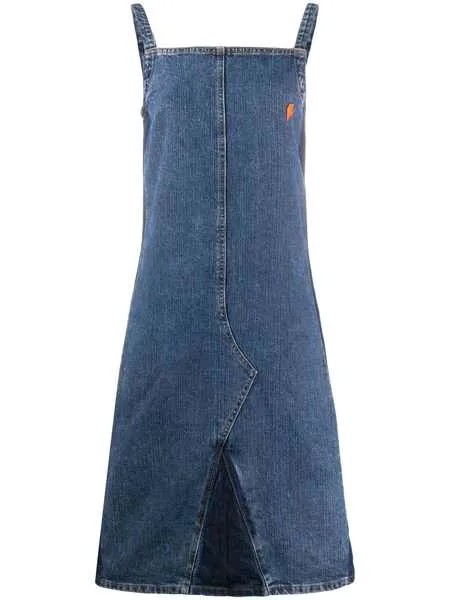 Walter Van Beirendonck Pre-Owned джинсовое платье 1990-х годов