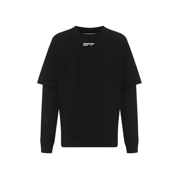 Хлопковый лонгслив Off-White