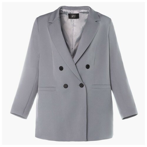 Пиджак MIST, размер 60, серый, голубой