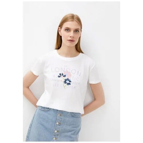 Футболка Lee Cooper Straight Crew Neck Женщины MT4A120487AS2LC-WH XL