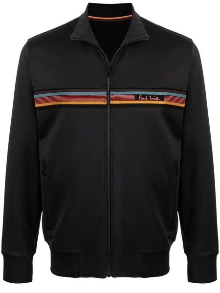 PAUL SMITH спортивная куртка на молнии с полосками