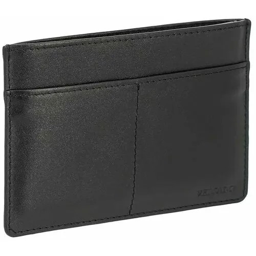 Бумажник Versado, фактура гладкая, черный