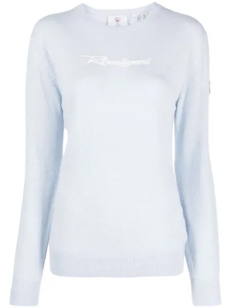 Rossignol джемпер с вышитым логотипом, синий