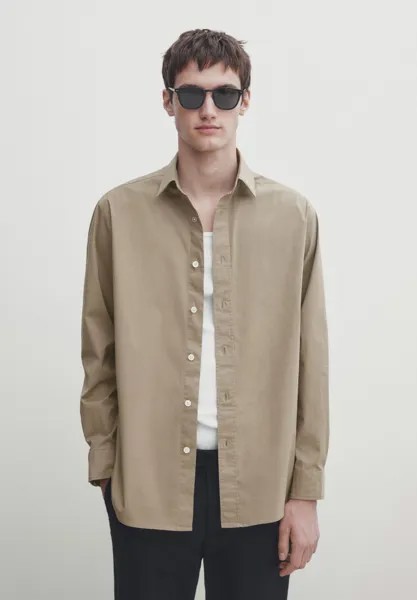 Рубашка RELAXED FIT Massimo Dutti, цвет light brown