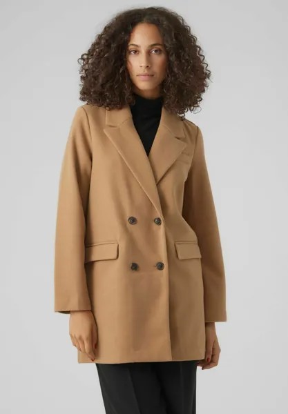 Короткое пальто Vero Moda, коричневый