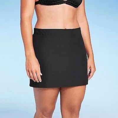 Женская юбка для плавания из бифлекса с высокой талией - Kona Sol Black L