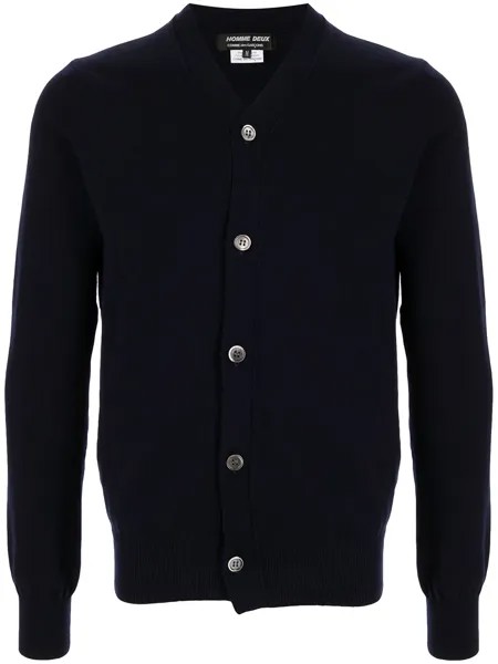 Comme Des Garçons Homme Deux шерстяной кардиган с V-образным вырезом