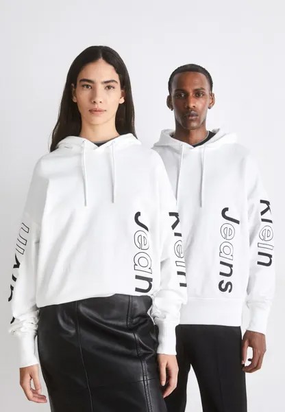 Толстовка BLOCKING GRAPHIC HOODIE UNISEX Calvin Klein Jeans, цвет bright white