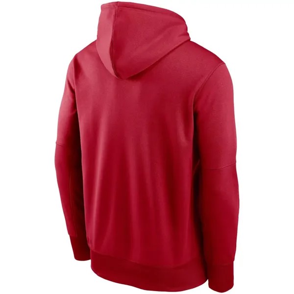Мужской красный пуловер с капюшоном Atlanta Falcons Fan Gear с надписью Performance Nike