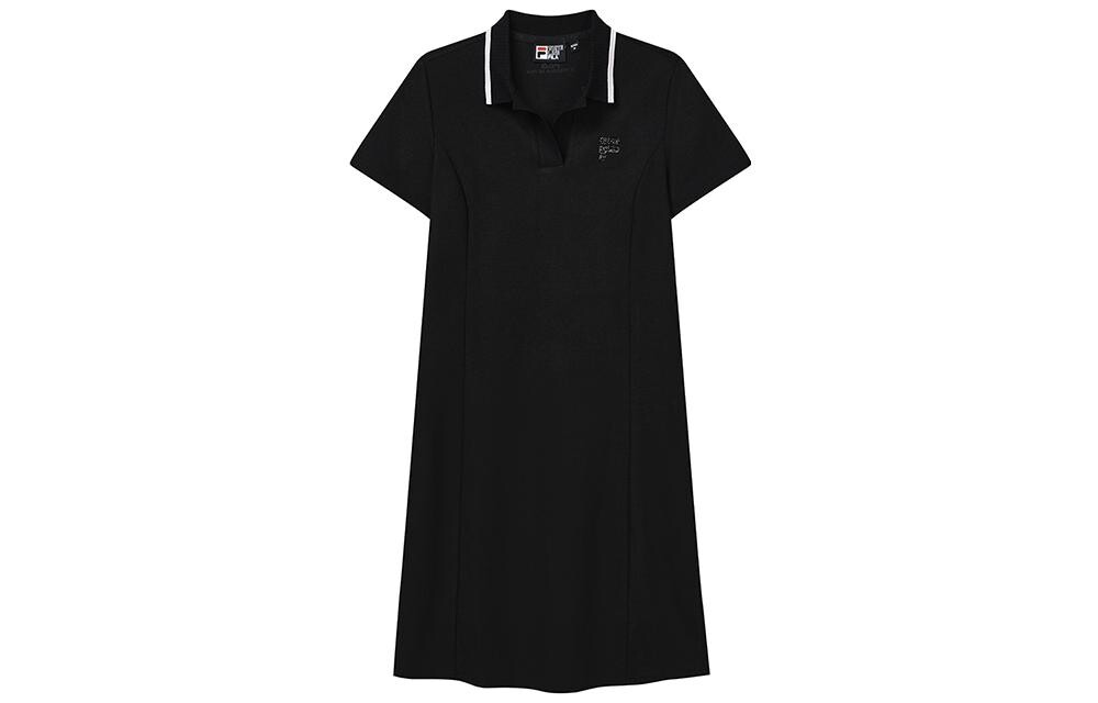 FILA Женские шорты-платье с рукавами, цвет Black