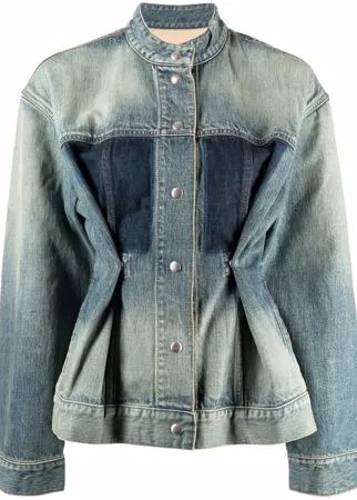 Givenchy джинсовая куртка с эффектом потертости