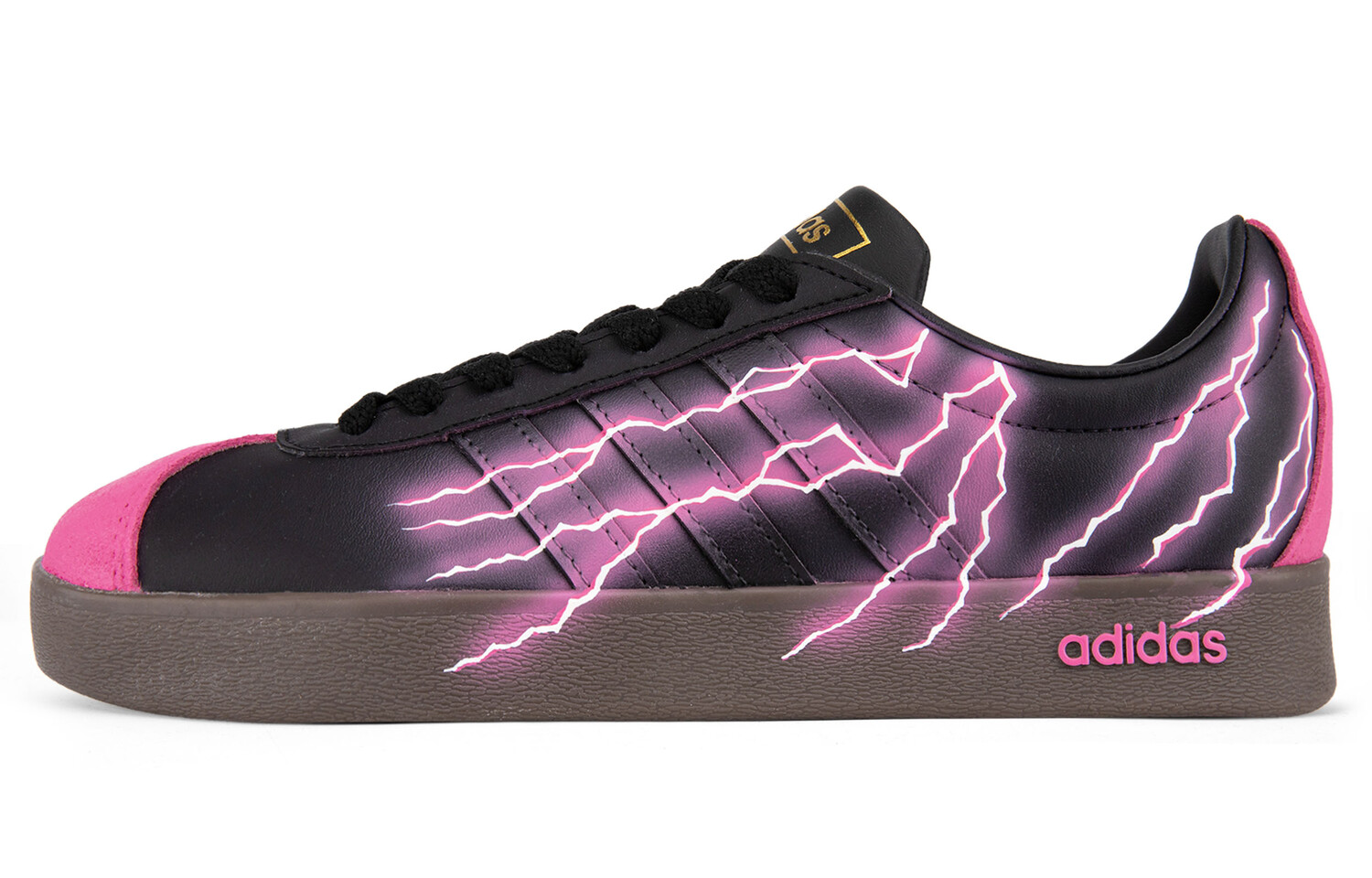 Кроссовки Adidas Neo Skateboarding Shoes Unisex Low-top Black, черный/розовый