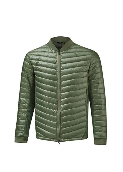 Зеленая спортивная куртка Move Warmer Mizuno, зеленый