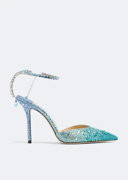 Туфли Jimmy Choo Saeda 100, синий
