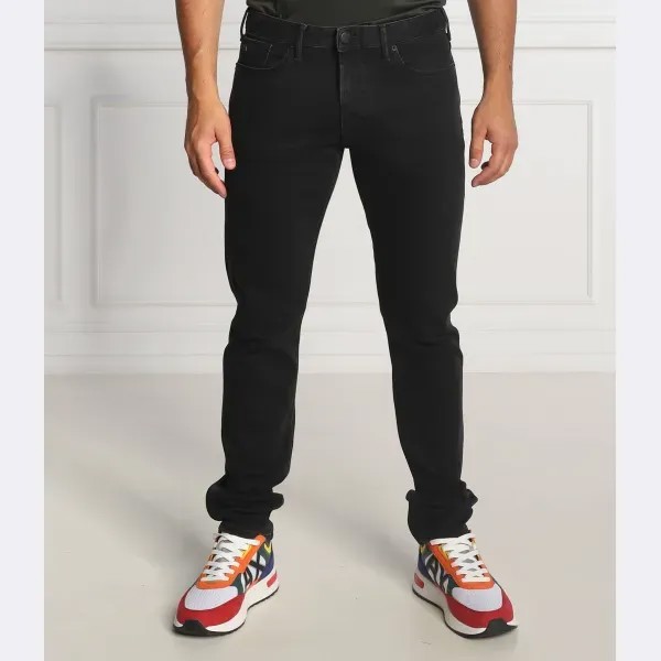 Джинсы узкого кроя j06 Emporio Armani, черный