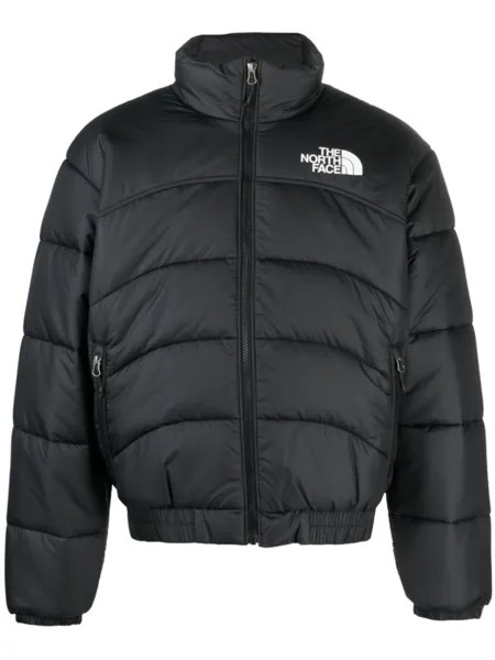 The North Face пуховик с воротником-воронкой, черный
