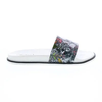 Мужские белые синтетические шлепанцы Robert Graham Whiteford RG5522F 13