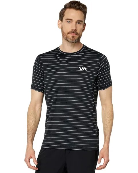 Футболка RVCA Sport Vent Stripe, черный