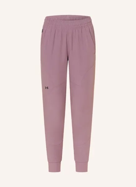 Тренировочные брюки 7/8 ua unstoppable Under Armour, розовый