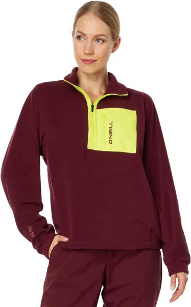 Толстовка Utility 1/2 Zip Fleece O'Neill, цвет Windsor Wine Color-Block