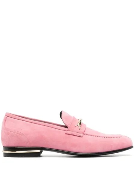 Bally замшевые лоферы Suisse, розовый