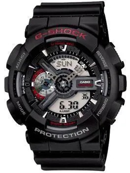 Японские наручные  мужские часы Casio GA-110-1A. Коллекция G-Shock