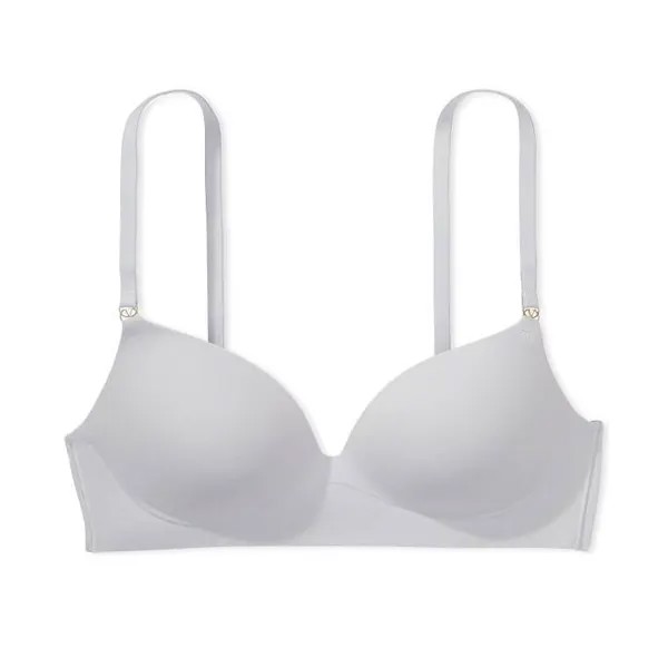 Бюстгальтер Victoria's Secret Love Cloud Wireless Push-Up Bra, серый