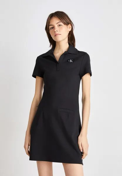 Платье из джерси MILANO Calvin Klein Jeans, черный