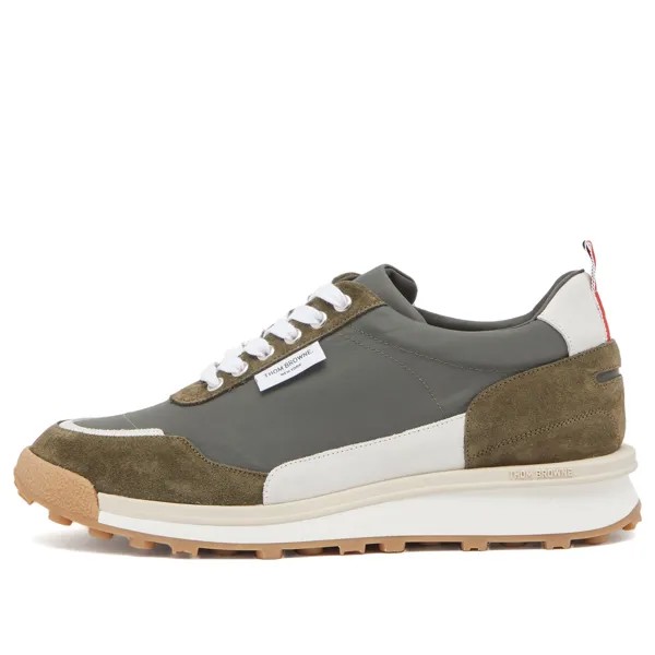 Кроссовки Thom Browne Alumni Tech Sneaker, цвет Dark Green