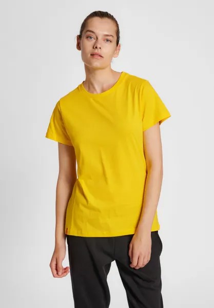 Базовая футболка Hummel, желтый