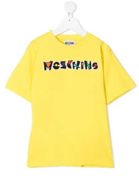 Moschino Kids футболка с логотипом