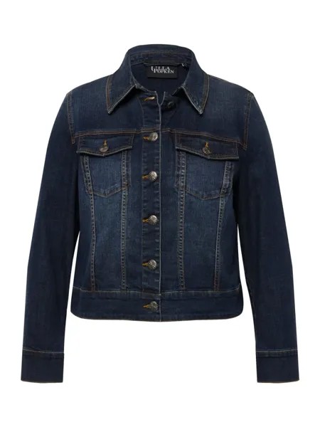 Джинсовая куртка Ulla Popken, цвет dark blue denim
