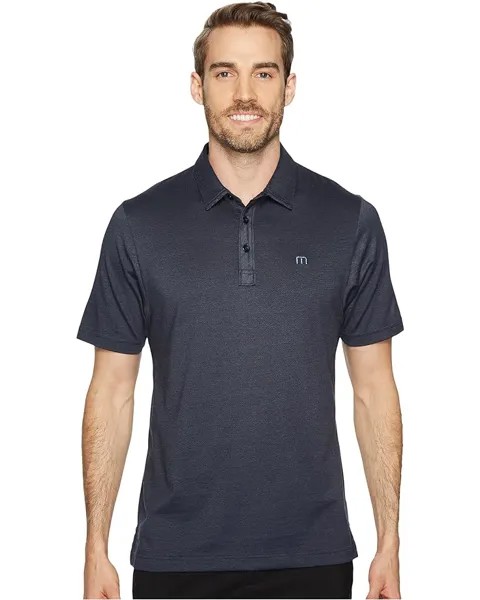 Поло TravisMathew The Zinna, цвет Vintage Indigo/Black
