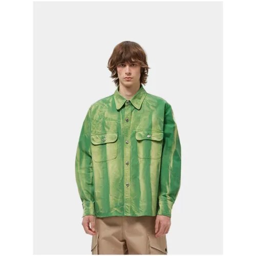 Куртка MSGM, демисезон/лето, размер 44, зеленый