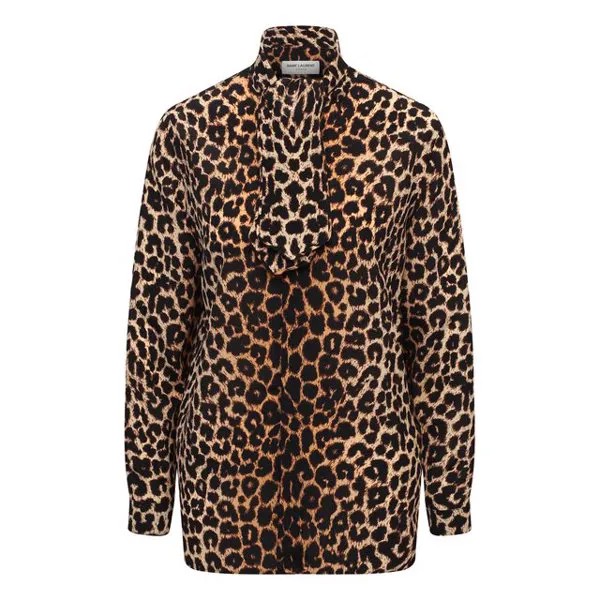 Шелковая блузка Saint Laurent
