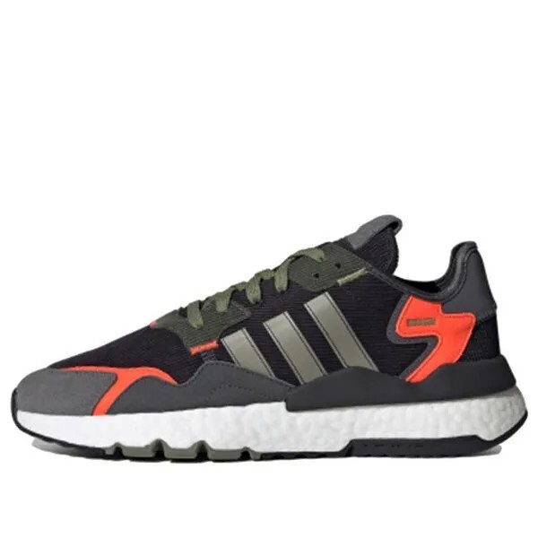 Кроссовки ночные джоггеры Adidas, черный