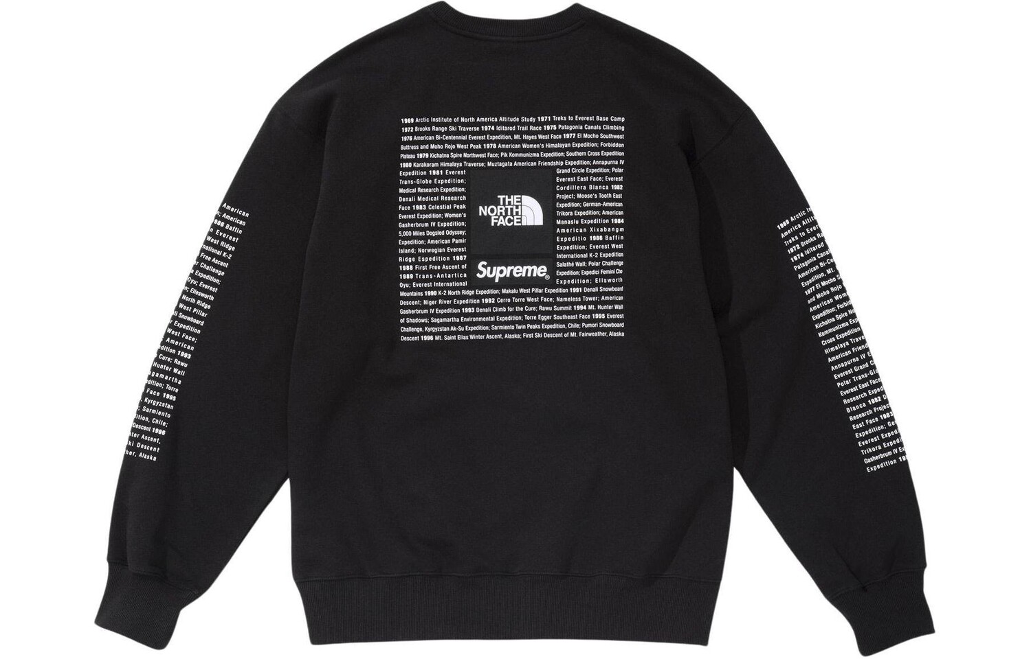 Свитшот унисекс из коллекции The North Face X The North Face Supreme, красный