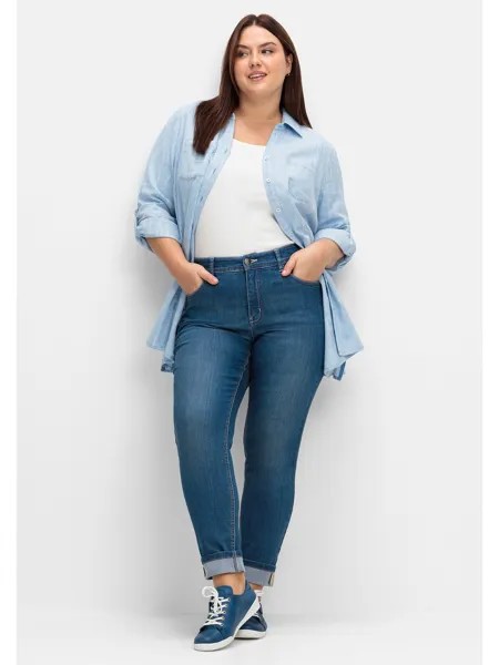 Джинсы sheego, цвет blue Denim
