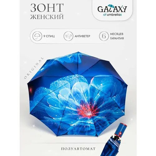 Зонт GALAXY OF UMBRELLAS, голубой