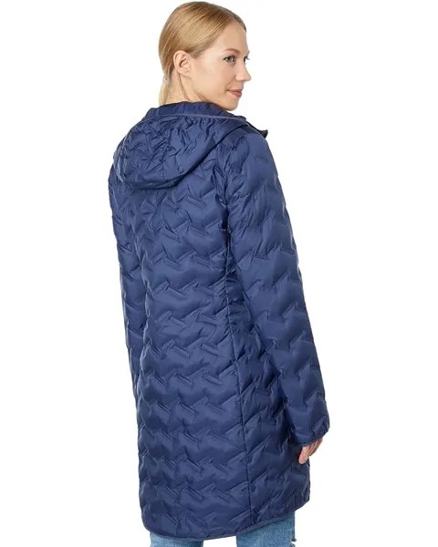 Куртка Columbia Delta Ridge Long Down Jacket, цвет Nocturnal