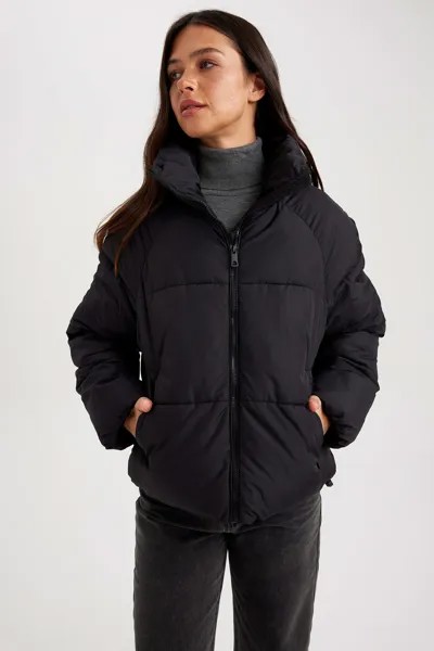 Куртка DeFacto Kurzmantel REGULAR FIT, черный