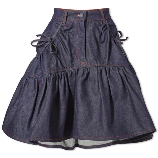 Юбка Cecilie Bahnsen Gloria Denim, синий