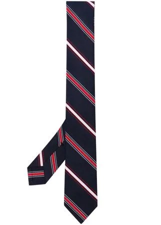 Thom Browne галстук в диагональную полоску