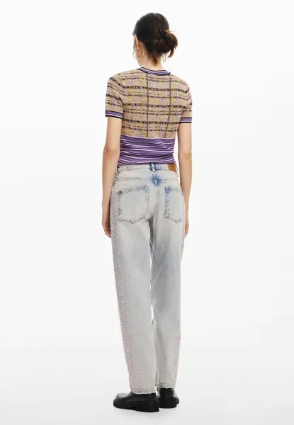 Джинсы свободного кроя Desigual, синий